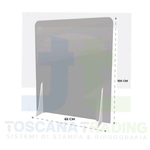 PANNELLO POLICARBONATO (65 L X 100 H) CON BASI